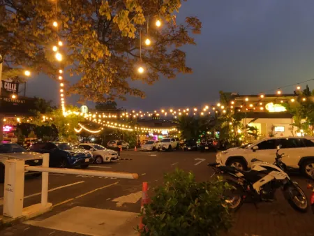 restaurants at night in alajuela