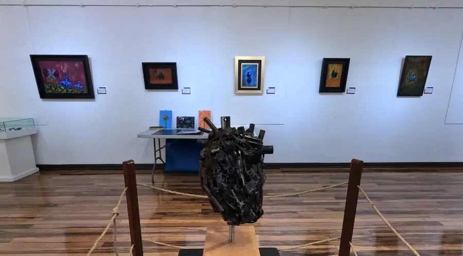 exhibicion de arte en un museo de costa rica