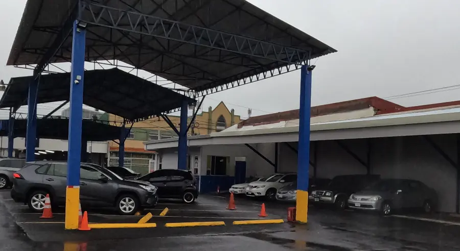 Parking of vehicles under roof